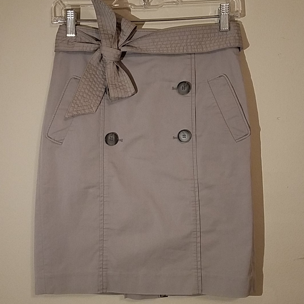 Ann Taylor Belted Skirt
